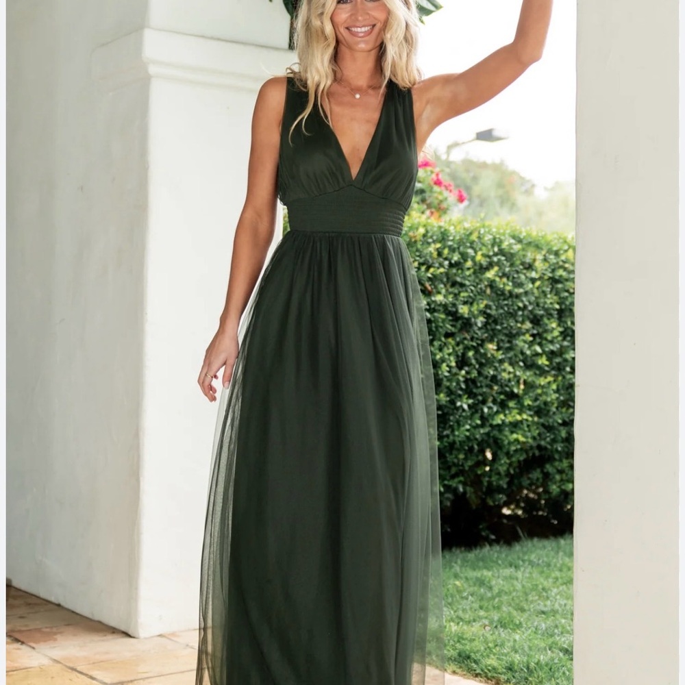 Baltic Born Deep Green Maxi Dress